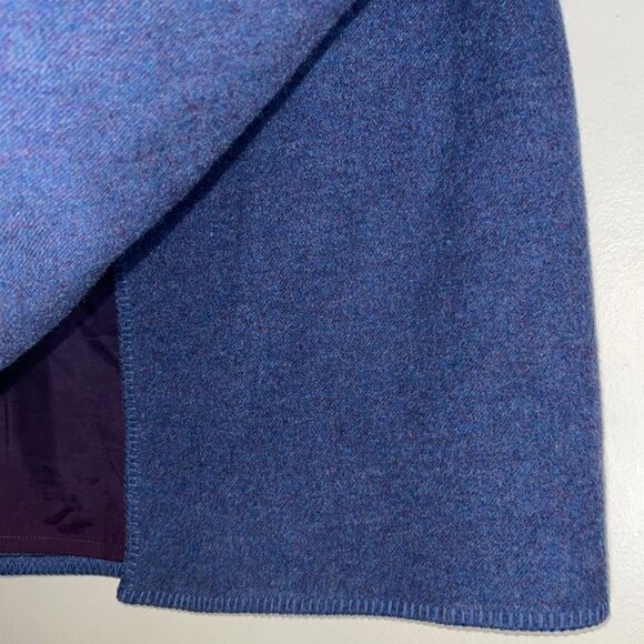 Ann Taylor wrap style wool blend mini skirt, size medium - Picture 3 of 7